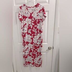 Liz Claiborne long floral nightgown M